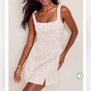 Francesca’s Nicole Jacquard Mini Dress